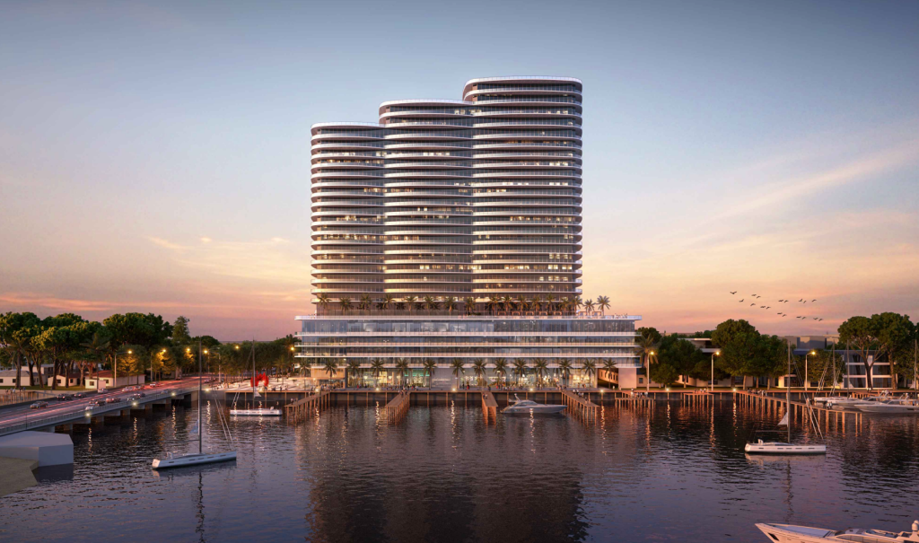 Singer Island Gateway area near the Blue Heron Boulevard Bridge