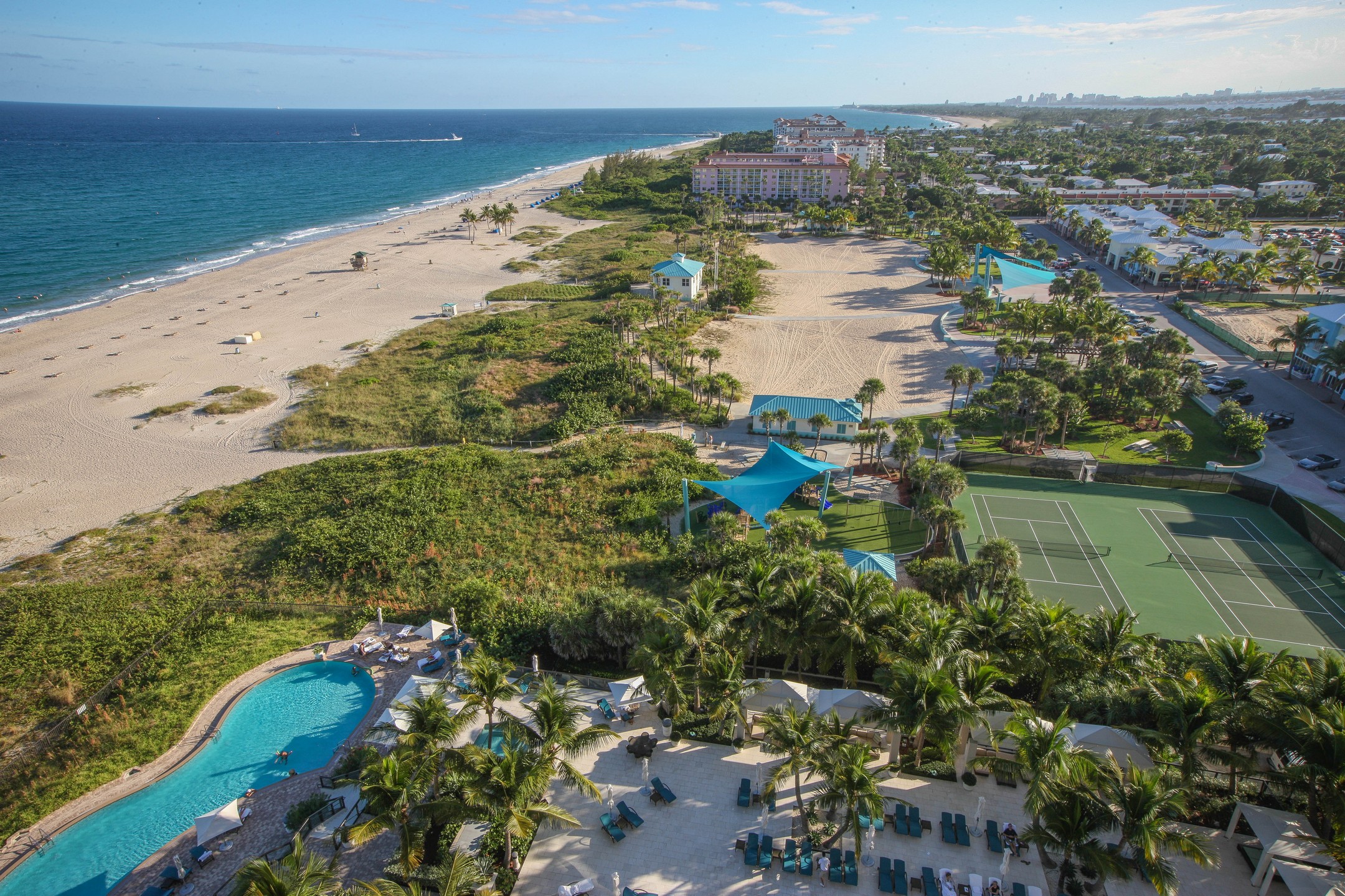 Atlantic Ocean beach in Palm Beach Shores Florida