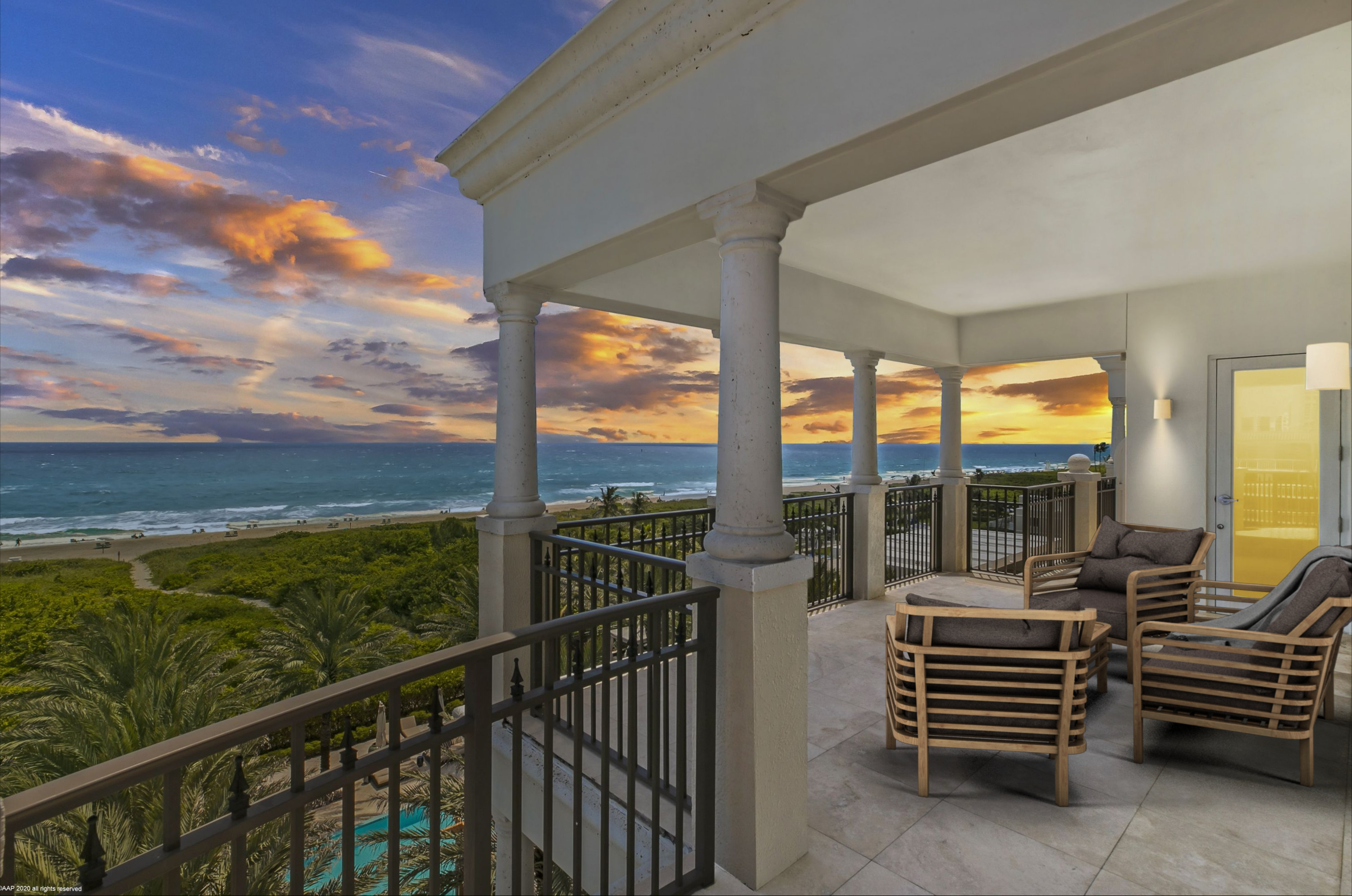 Sunrise over the Atlantic Ocean from Palm Beach Shores