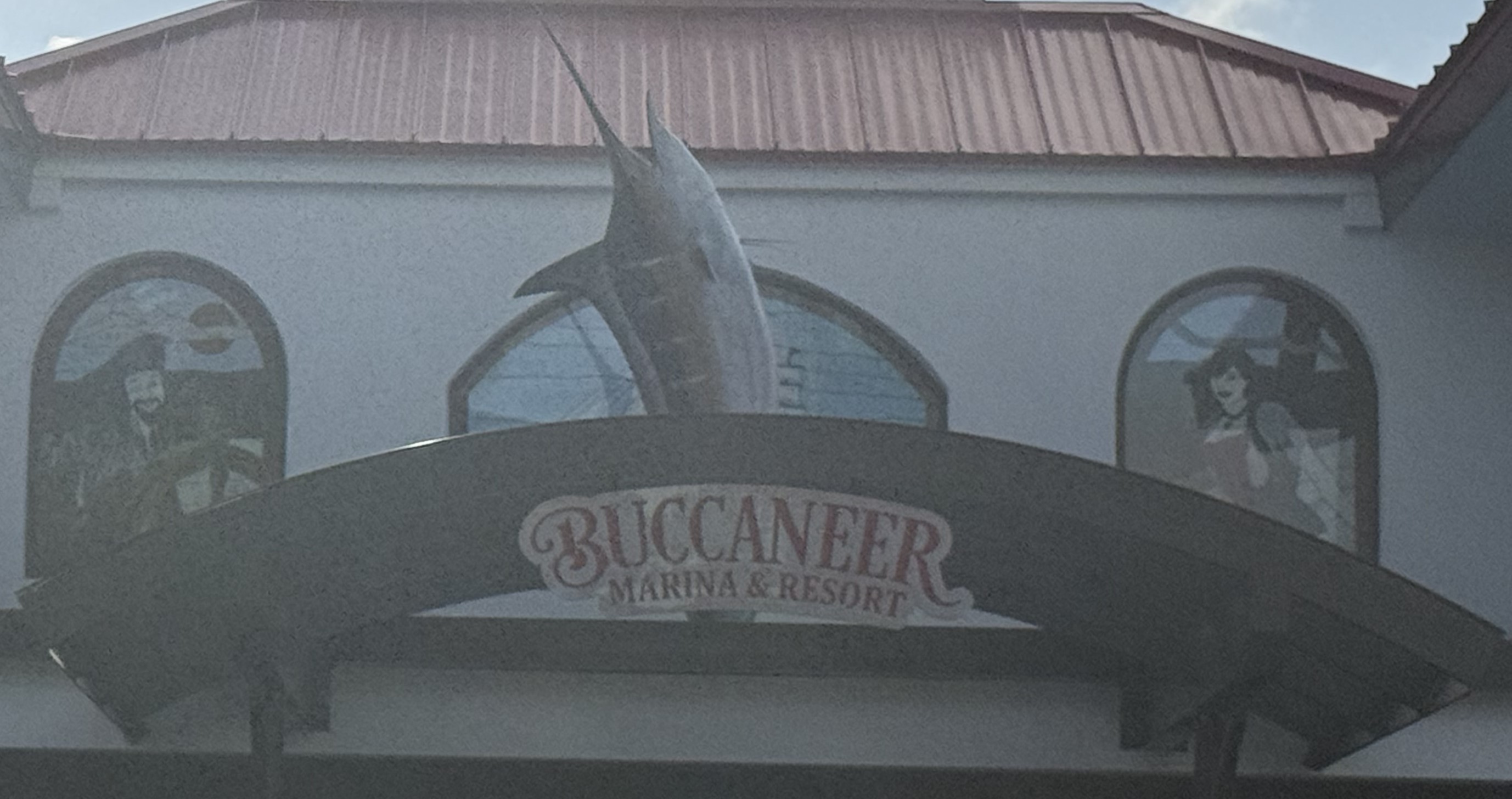 Waterfront docks and boating at Buccaneer Marina in Palm Beach Shores