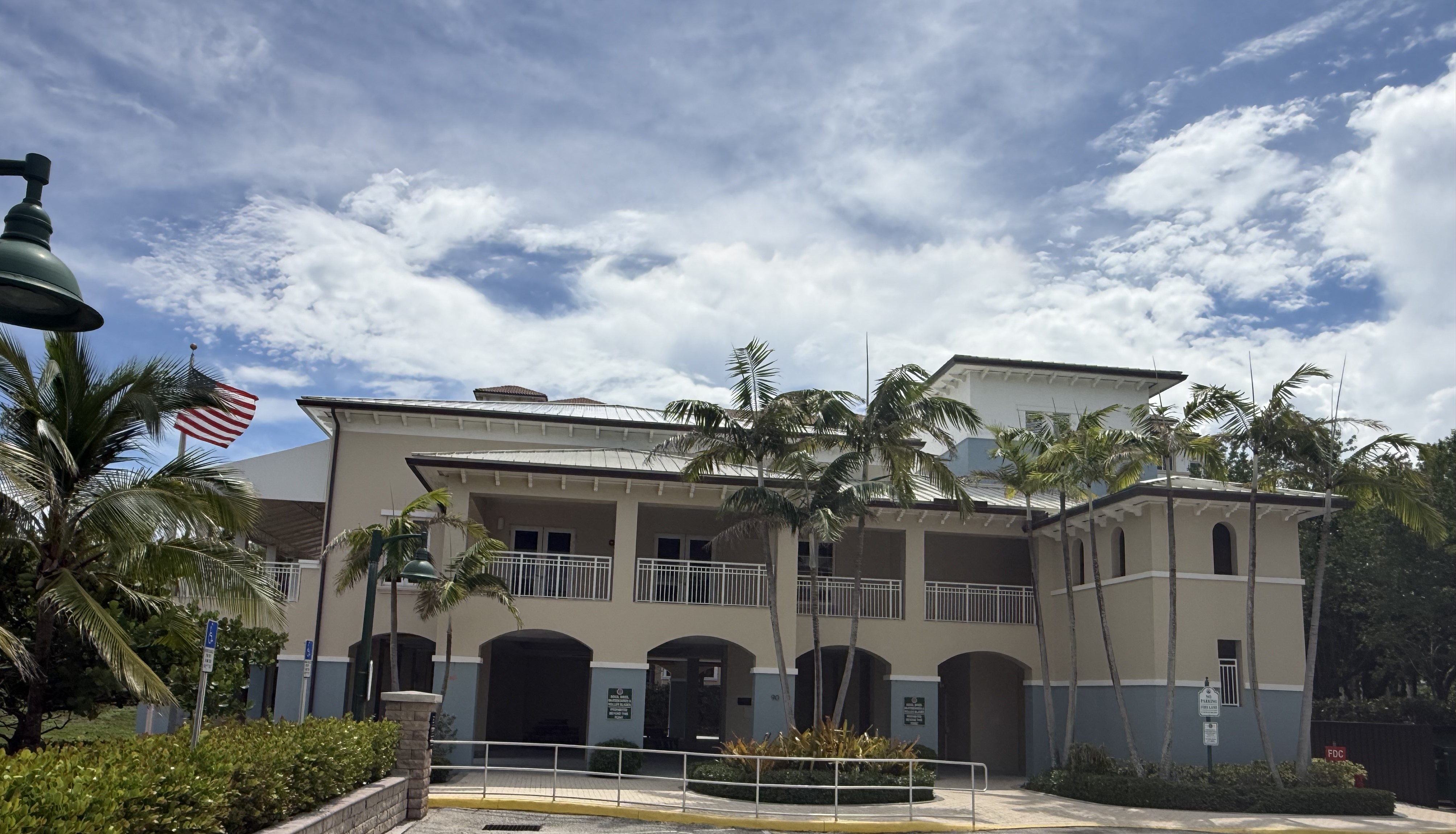 Palm Beach Shores Community Center near the Atlantic Ocean